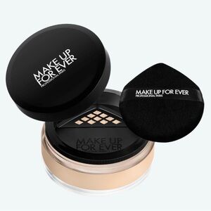 Makeup Forever Setting Powder & Puff in Beige with Black Lid